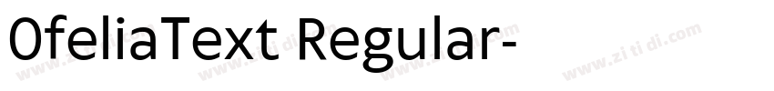 0feliaText Regular字体转换